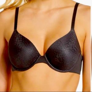 Natori Conform Underwire Full Fit Contour Black Bra NEW style 736046